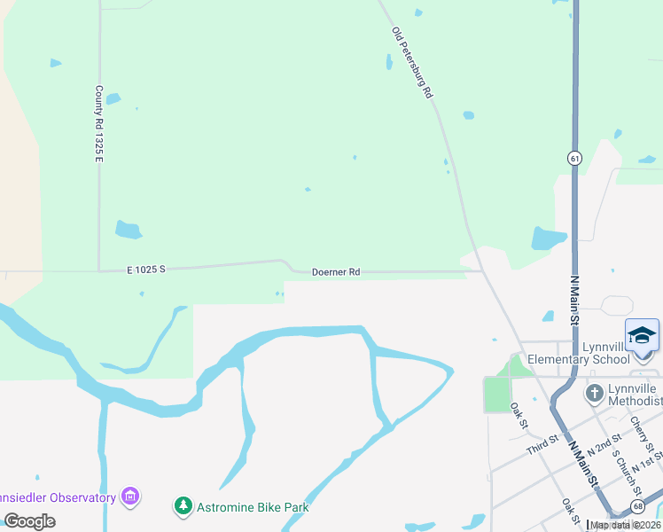 map of restaurants, bars, coffee shops, grocery stores, and more near 3206-3998 County Road 1225 North in Lynnville