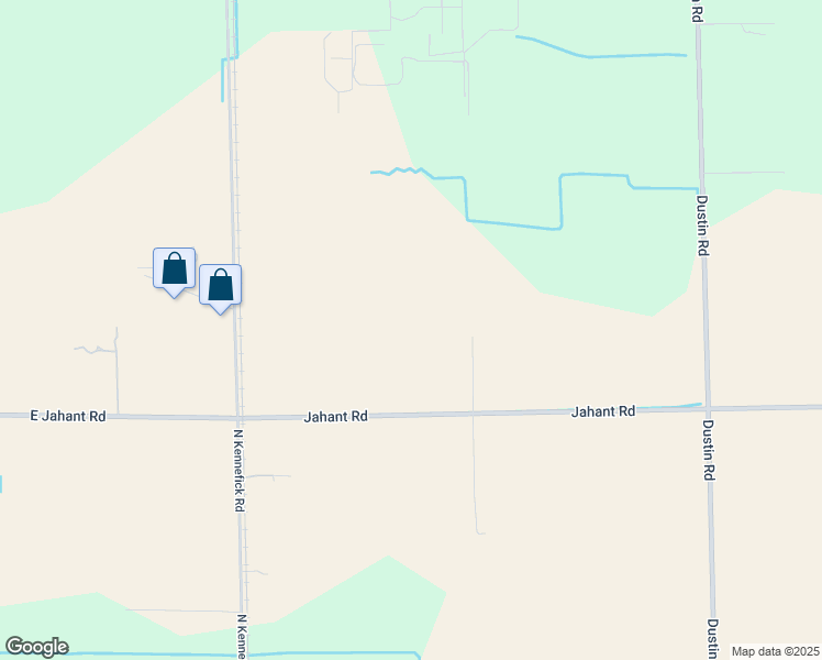 map of restaurants, bars, coffee shops, grocery stores, and more near 6589 East Jahant Road in Acampo