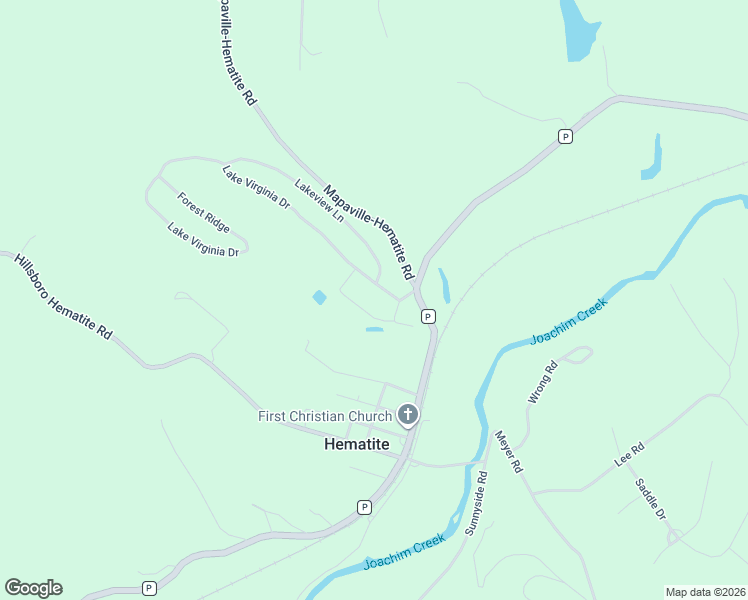 map of restaurants, bars, coffee shops, grocery stores, and more near 5556 Meadow Lane in Festus