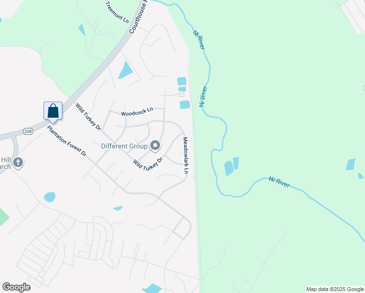 map of restaurants, bars, coffee shops, grocery stores, and more near 10702 Meadowlark Lane in Spotsylvania