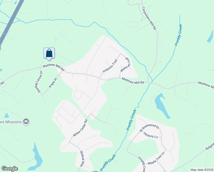 map of restaurants, bars, coffee shops, grocery stores, and more near 14 Iroquois Trail in Ruckersville