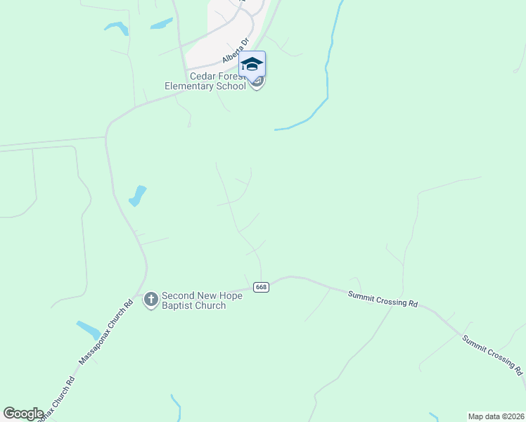 map of restaurants, bars, coffee shops, grocery stores, and more near 3629 Summit Crossing Road in Fredericksburg
