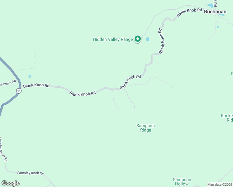 map of restaurants, bars, coffee shops, grocery stores, and more near 5900-5944 Blunk Knob Road in Elizabeth