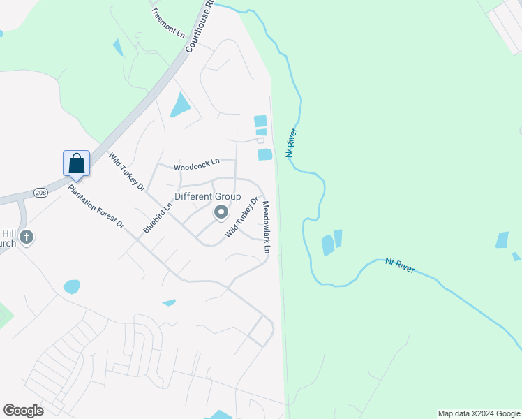 map of restaurants, bars, coffee shops, grocery stores, and more near 10704 Meadowlark Lane in Spotsylvania Courthouse