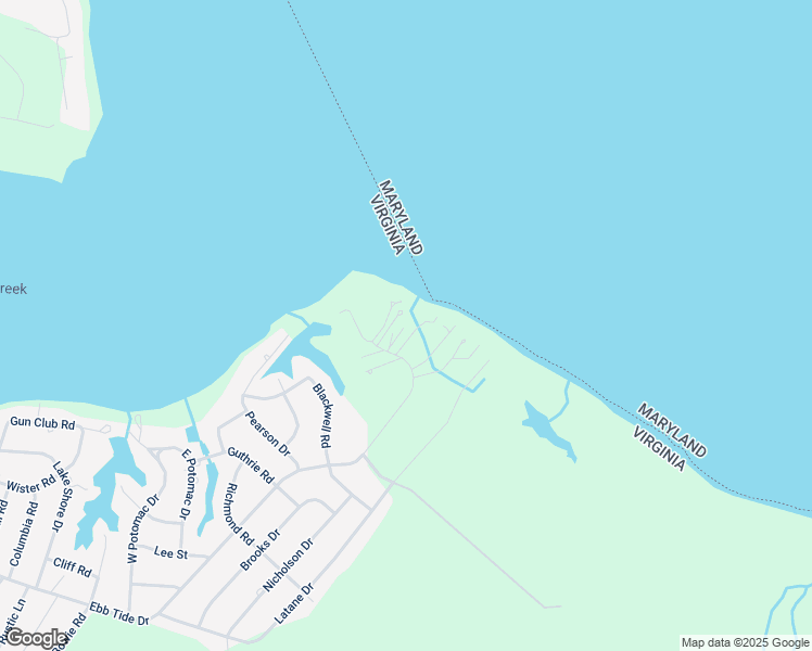 map of restaurants, bars, coffee shops, grocery stores, and more near 292 Church Point Lane in Colonial Beach