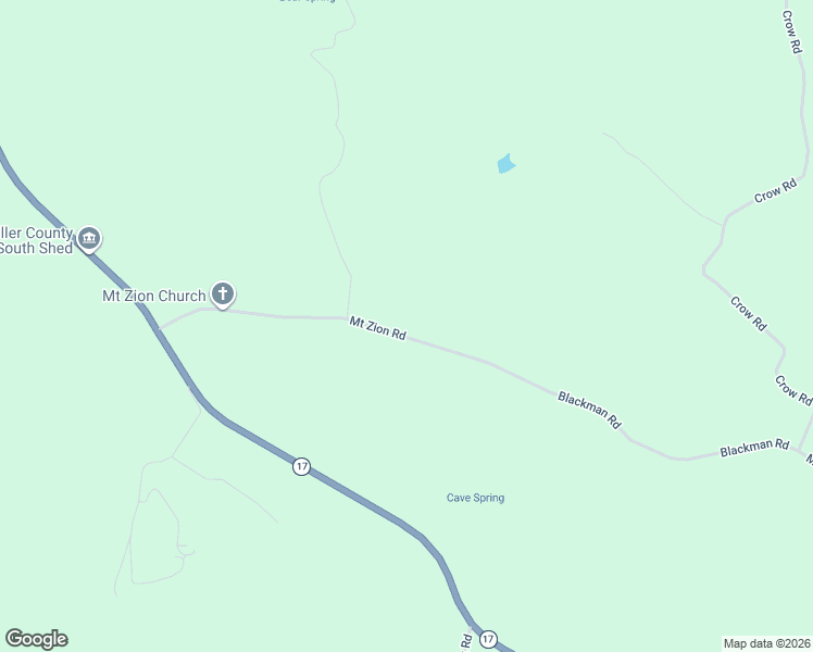 map of restaurants, bars, coffee shops, grocery stores, and more near 47 Mount Zion Road in Tuscumbia