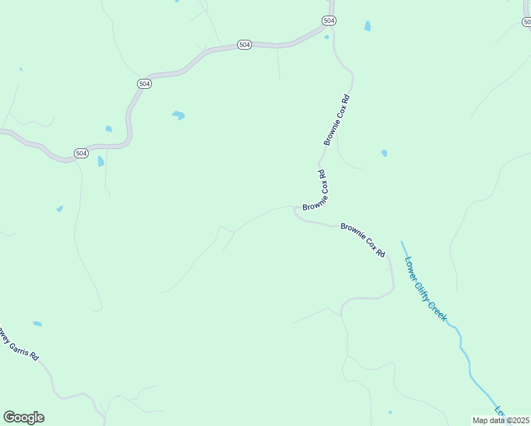 map of restaurants, bars, coffee shops, grocery stores, and more near Brownie Cox Road in Elliott County