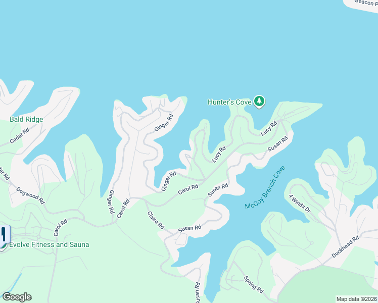 map of restaurants, bars, coffee shops, grocery stores, and more near 469 Lucy Road in Lake Ozark
