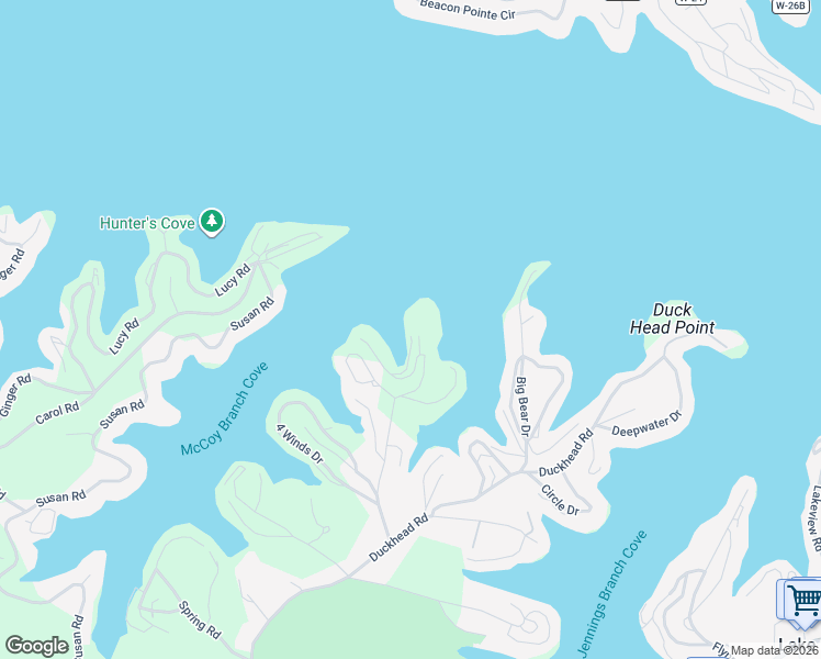 map of restaurants, bars, coffee shops, grocery stores, and more near 85 Monarch Cove Court in Lake Ozark