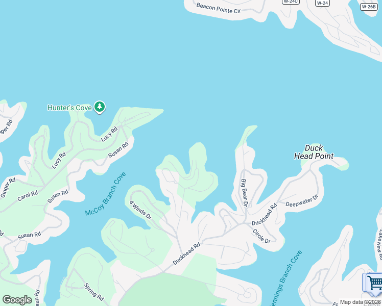 map of restaurants, bars, coffee shops, grocery stores, and more near 85 Monarch Cove Court in Lake Ozark