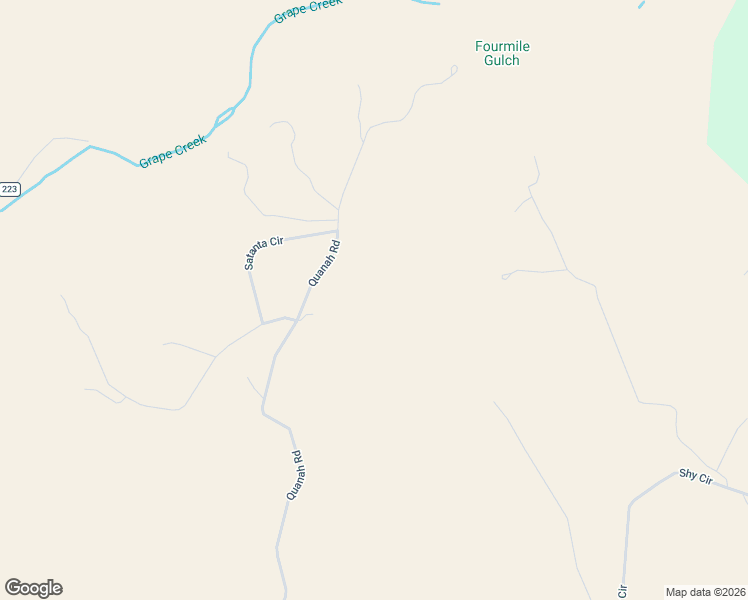 map of restaurants, bars, coffee shops, grocery stores, and more near 1255 Quanah Road in Westcliffe