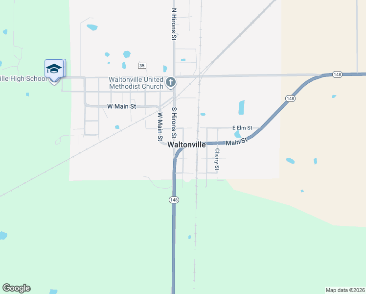 map of restaurants, bars, coffee shops, grocery stores, and more near 200 South Broadway Avenue in Waltonville