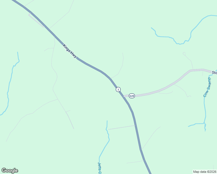 map of restaurants, bars, coffee shops, grocery stores, and more near 14644 Kings Highway in King George