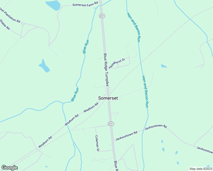 map of restaurants, bars, coffee shops, grocery stores, and more near 14230 Blue Ridge Turnpike in Somerset