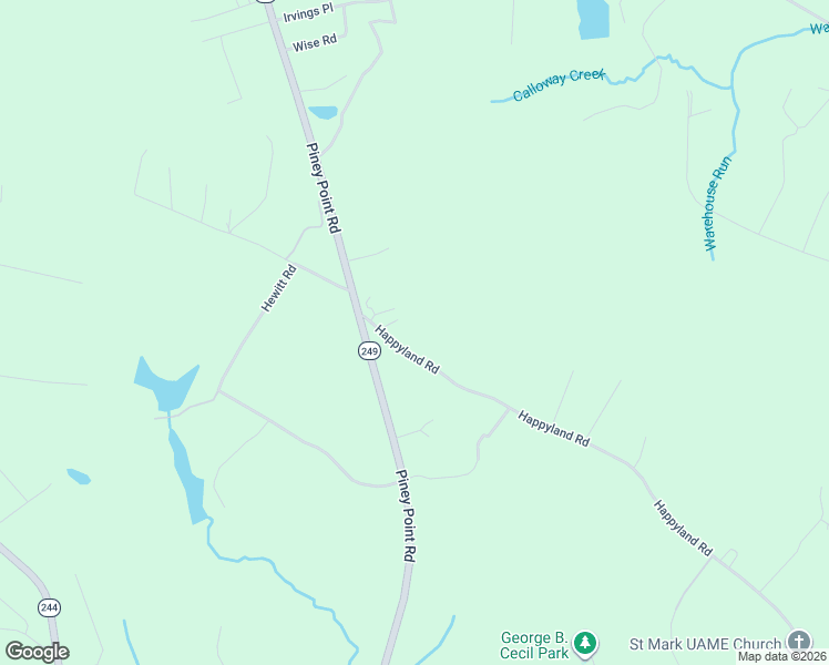 map of restaurants, bars, coffee shops, grocery stores, and more near 45224 Happyland Road in Valley Lee