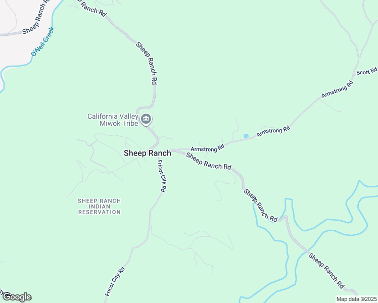 map of restaurants, bars, coffee shops, grocery stores, and more near 11480 Armstrong Road in Sheep Ranch