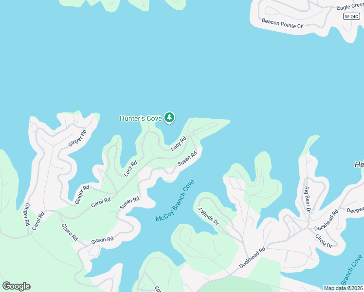 map of restaurants, bars, coffee shops, grocery stores, and more near 1875 Carol Road in Lake Ozark