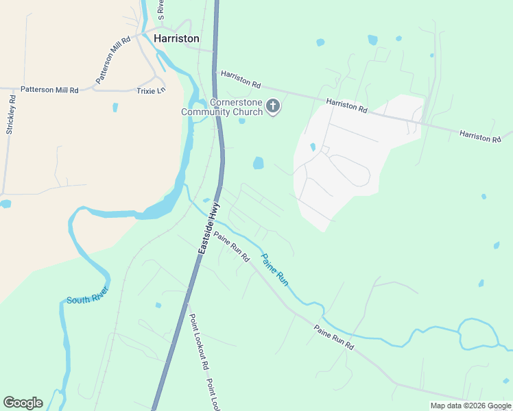 map of restaurants, bars, coffee shops, grocery stores, and more near Lanae Avenue in Grottoes