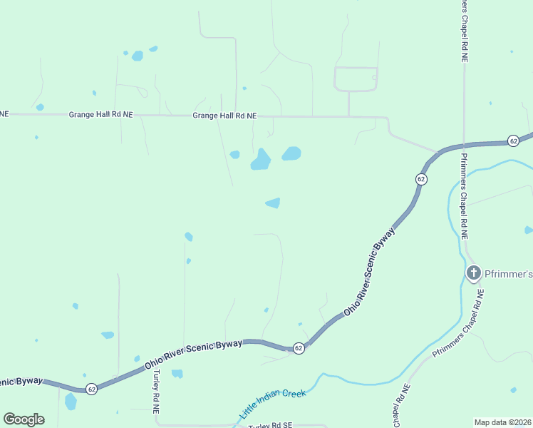 map of restaurants, bars, coffee shops, grocery stores, and more near 652 Magnolia Drive Northeast in Corydon
