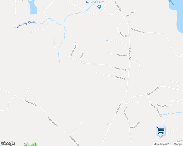map of restaurants, bars, coffee shops, grocery stores, and more near 45765 Guenther Drive in Great Mills