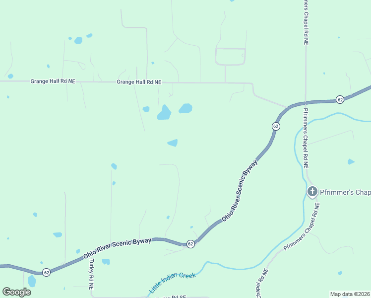 map of restaurants, bars, coffee shops, grocery stores, and more near 652 Magnolia Drive Northeast in Corydon