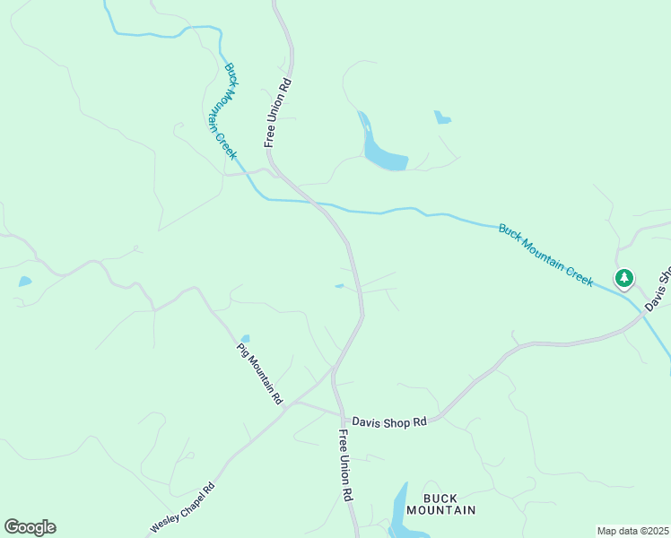 map of restaurants, bars, coffee shops, grocery stores, and more near 6270 Free Union Road in Free Union