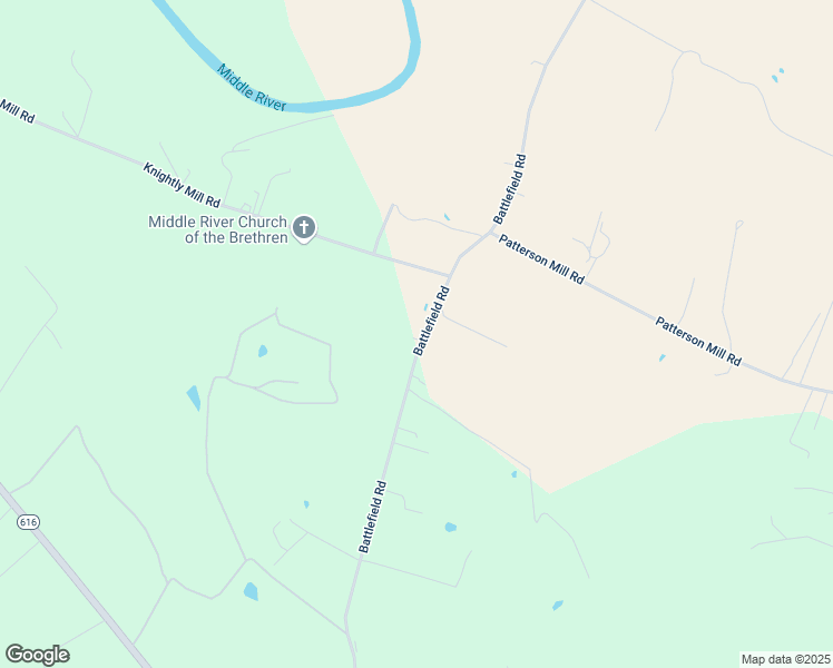 map of restaurants, bars, coffee shops, grocery stores, and more near 954 Battlefield Road in New Hope