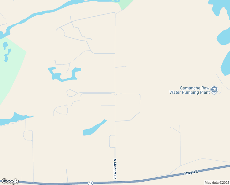 map of restaurants, bars, coffee shops, grocery stores, and more near North Mcintire Road in Clements