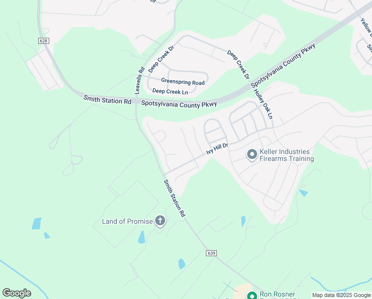 map of restaurants, bars, coffee shops, grocery stores, and more near 9706 Glenn Brooke Court in Fredericksburg