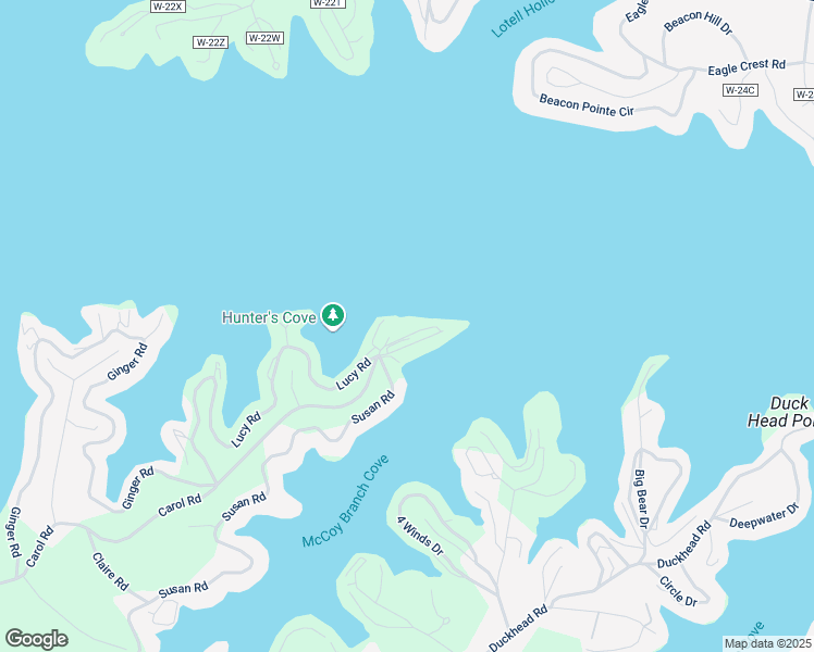 map of restaurants, bars, coffee shops, grocery stores, and more near Falls Point Drive in Lake Ozark