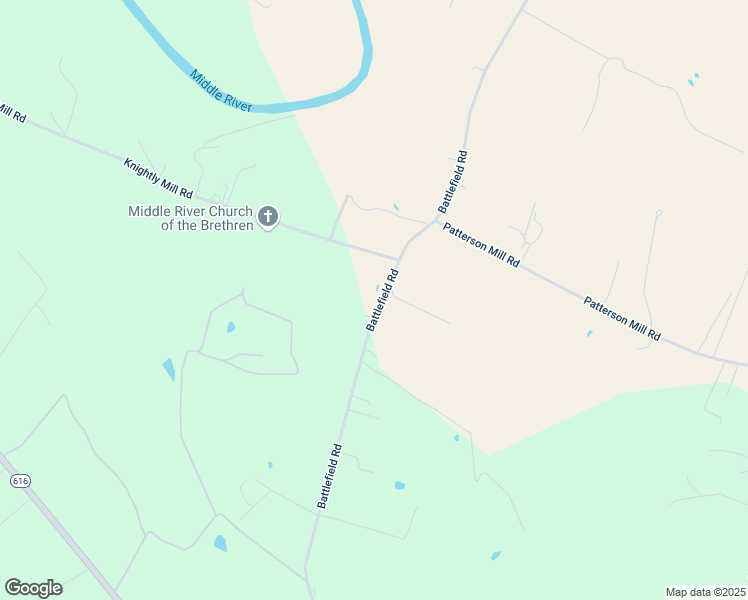 map of restaurants, bars, coffee shops, grocery stores, and more near 964 Battlefield Road in New Hope