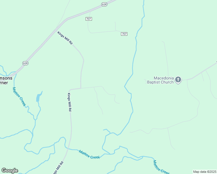 map of restaurants, bars, coffee shops, grocery stores, and more near 17198 Wolftrap Road in King George