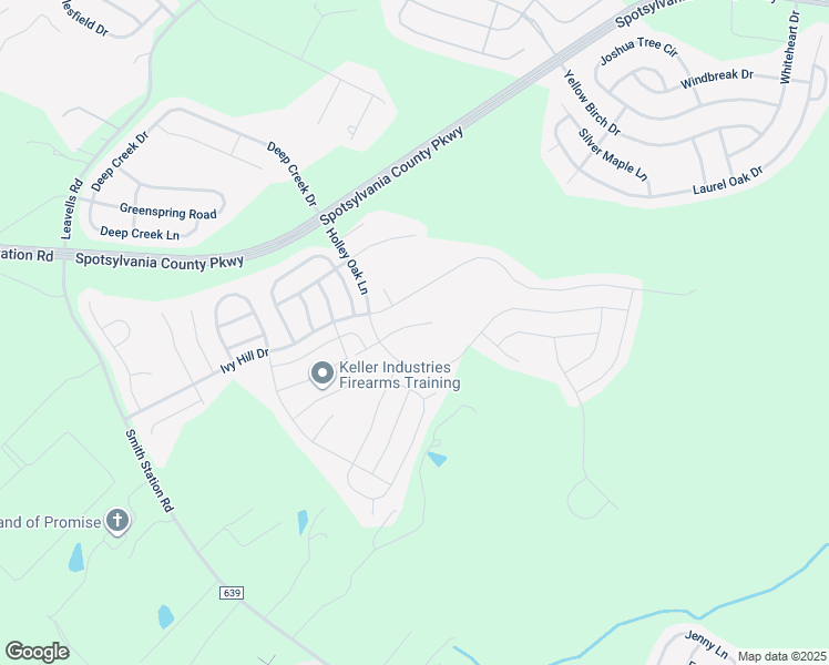 map of restaurants, bars, coffee shops, grocery stores, and more near 5506 Spring Bluff Court in Fredericksburg