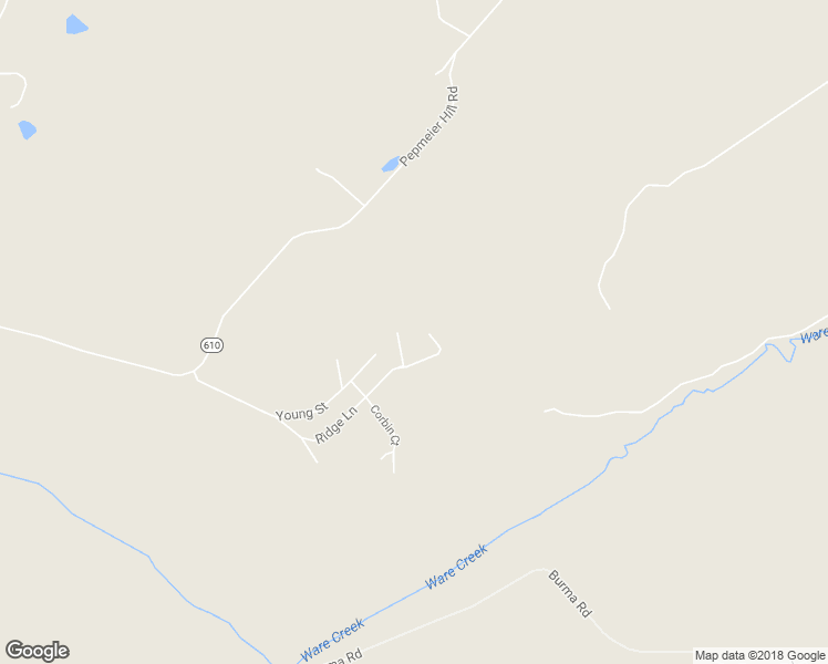 map of restaurants, bars, coffee shops, grocery stores, and more near 17196 Ridge Lane in Woodford