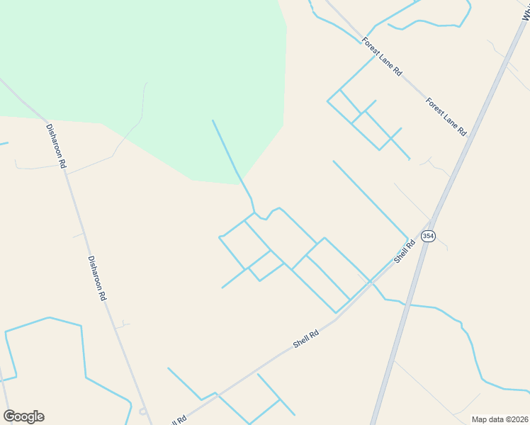 map of restaurants, bars, coffee shops, grocery stores, and more near 5449 Shell Road in Snow Hill