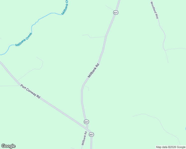 map of restaurants, bars, coffee shops, grocery stores, and more near 14385 Millbank Road in King George