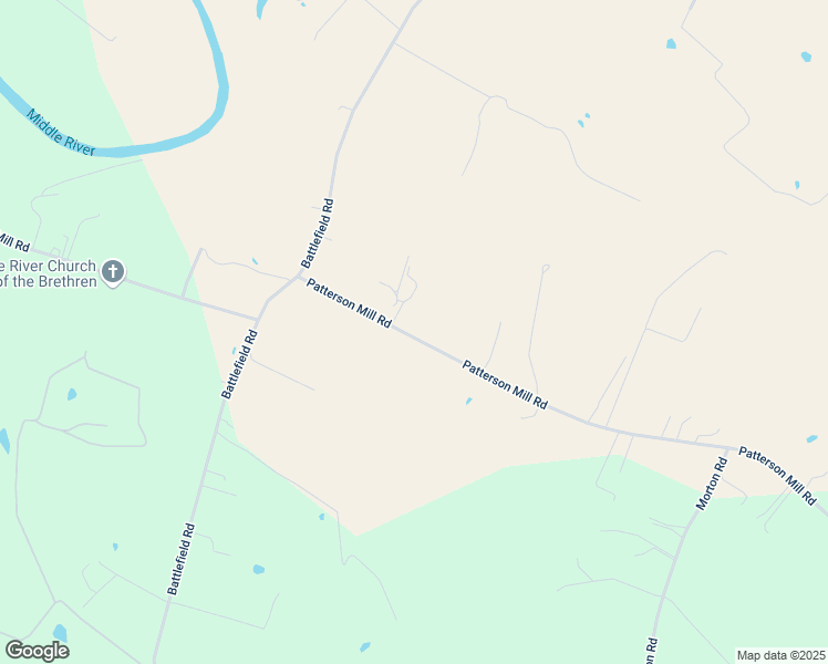 map of restaurants, bars, coffee shops, grocery stores, and more near 768 Patterson Mill Road in Grottoes