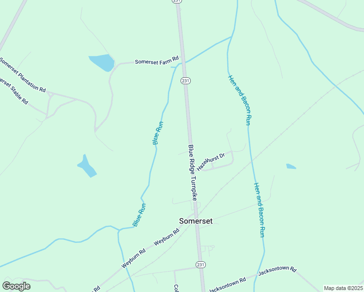 map of restaurants, bars, coffee shops, grocery stores, and more near 14086 Blue Ridge Turnpike in Somerset