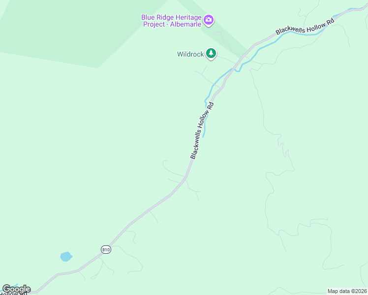 map of restaurants, bars, coffee shops, grocery stores, and more near 6444 Blackwells Hollow Road in Crozet