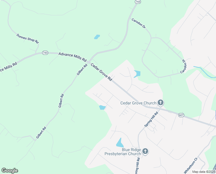 map of restaurants, bars, coffee shops, grocery stores, and more near 440 Cordelia Drive in Ruckersville