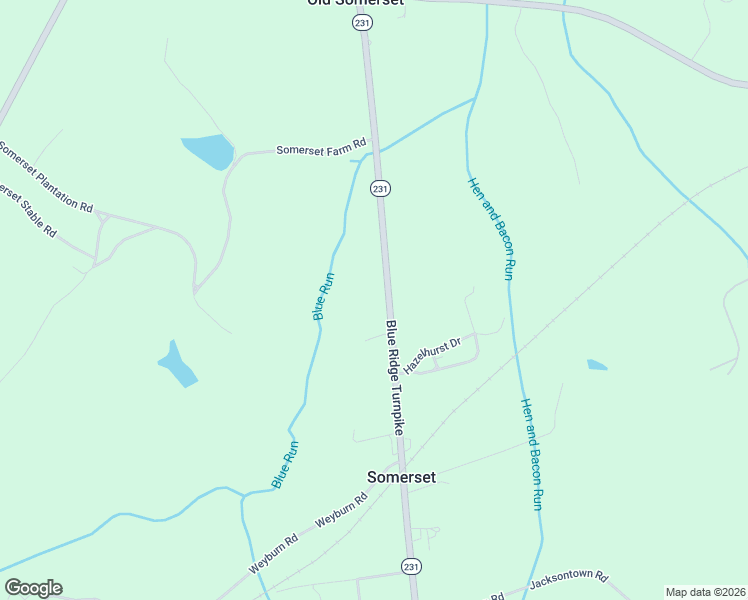 map of restaurants, bars, coffee shops, grocery stores, and more near 14018 Blue Ridge Turnpike in Gordonsville