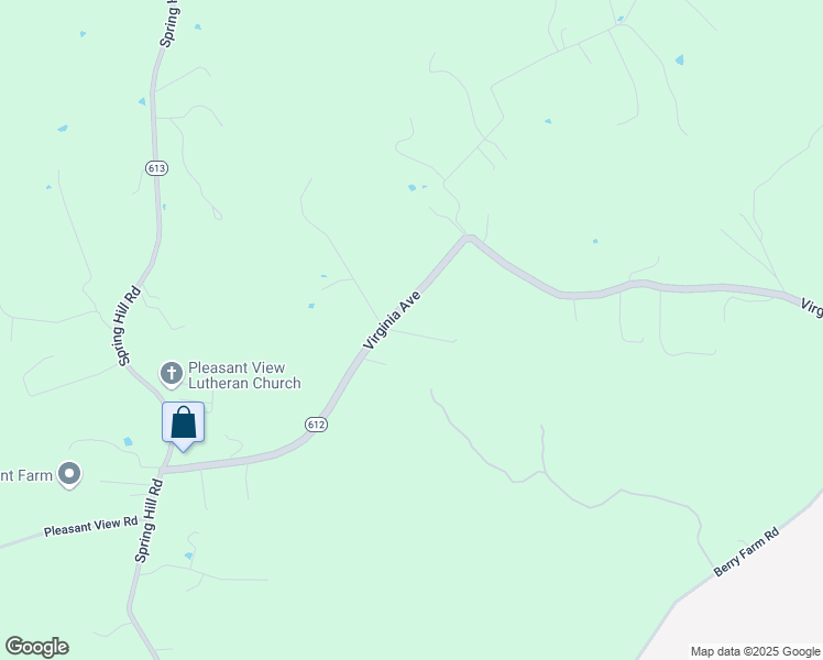 map of restaurants, bars, coffee shops, grocery stores, and more near 1100 Quick's Mill Road in Staunton
