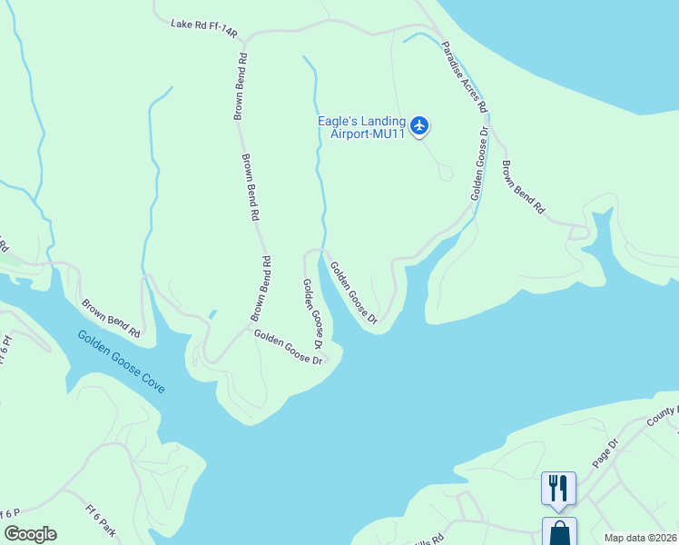 map of restaurants, bars, coffee shops, grocery stores, and more near 499 Golden Goose Drive in Edwards