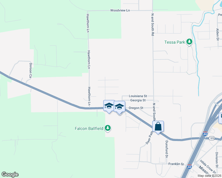 map of restaurants, bars, coffee shops, grocery stores, and more near 1178 Leo Street in Sullivan