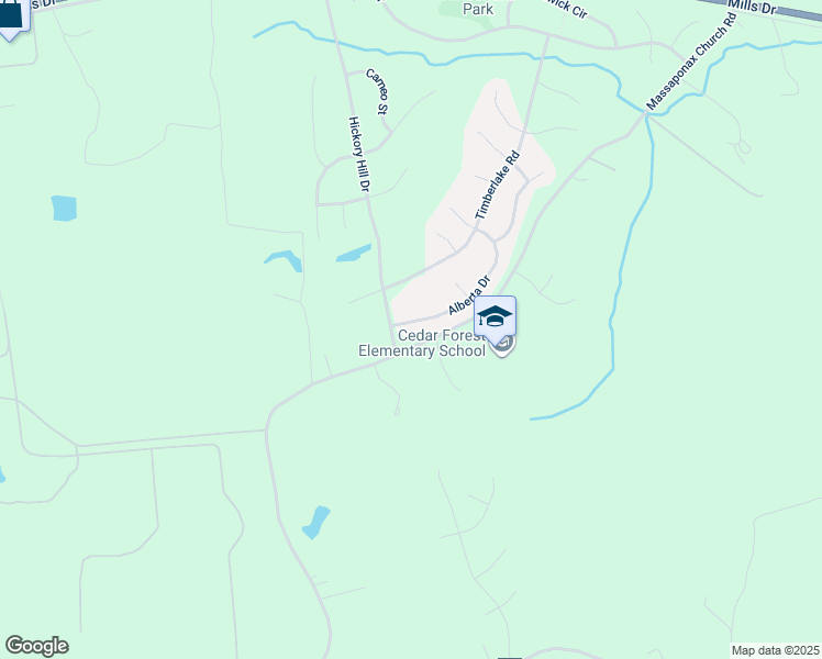 map of restaurants, bars, coffee shops, grocery stores, and more near 3503 Alberta Drive in Fredericksburg