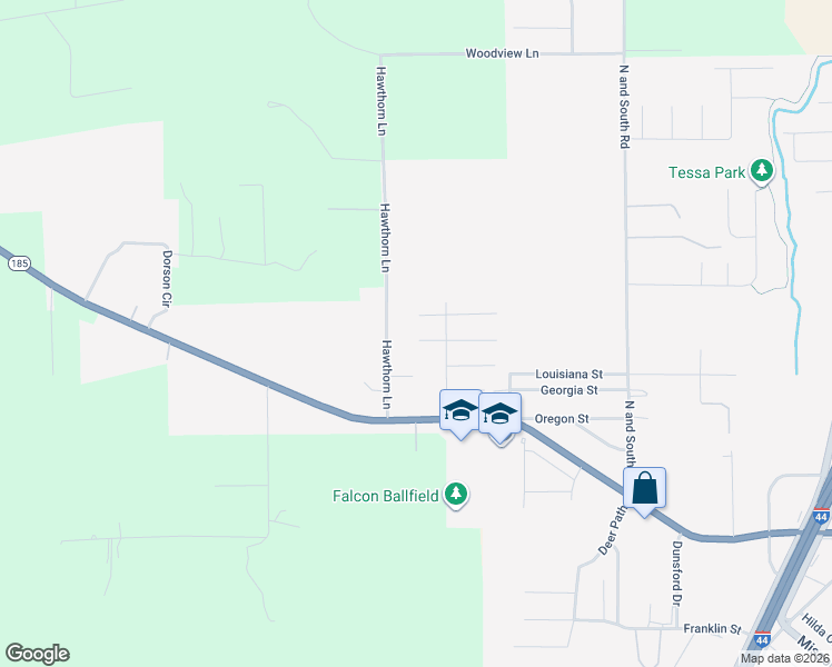 map of restaurants, bars, coffee shops, grocery stores, and more near 1242 Leo Street in Sullivan