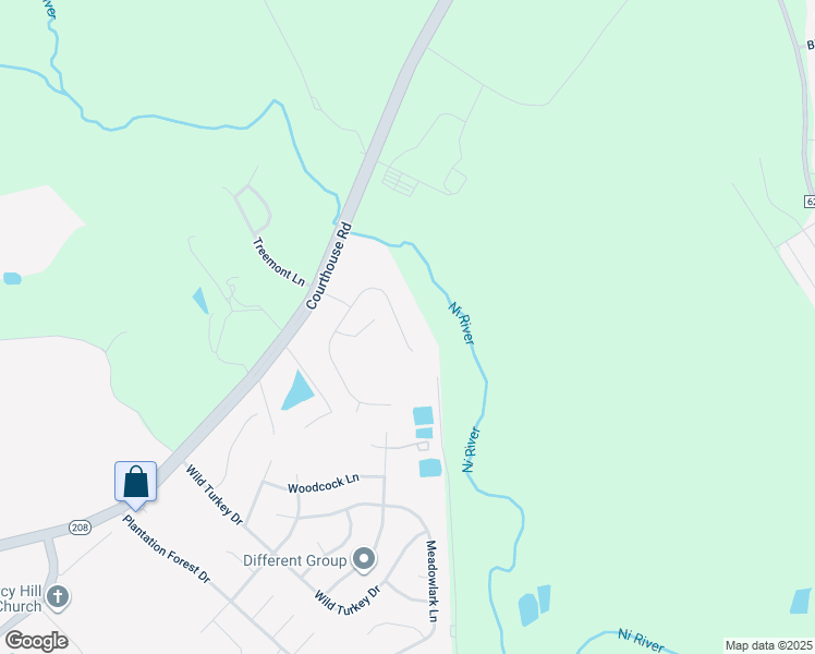 map of restaurants, bars, coffee shops, grocery stores, and more near 9516 Everette Drive in Spotsylvania