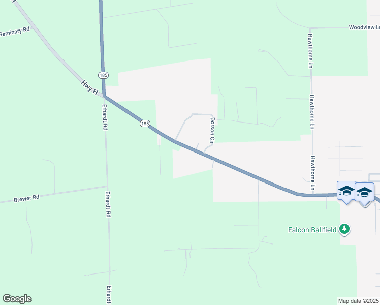 map of restaurants, bars, coffee shops, grocery stores, and more near 1670 Elmont Road in Sullivan