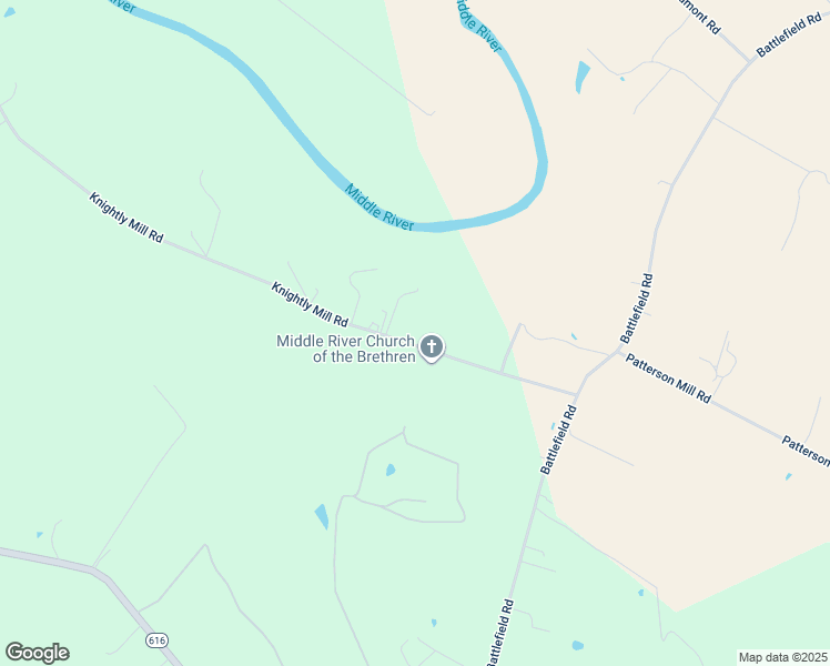 map of restaurants, bars, coffee shops, grocery stores, and more near 2056 Knightly Mill Road in Fort Defiance