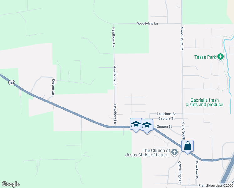 map of restaurants, bars, coffee shops, grocery stores, and more near 662 Hawthorne Lane in Sullivan